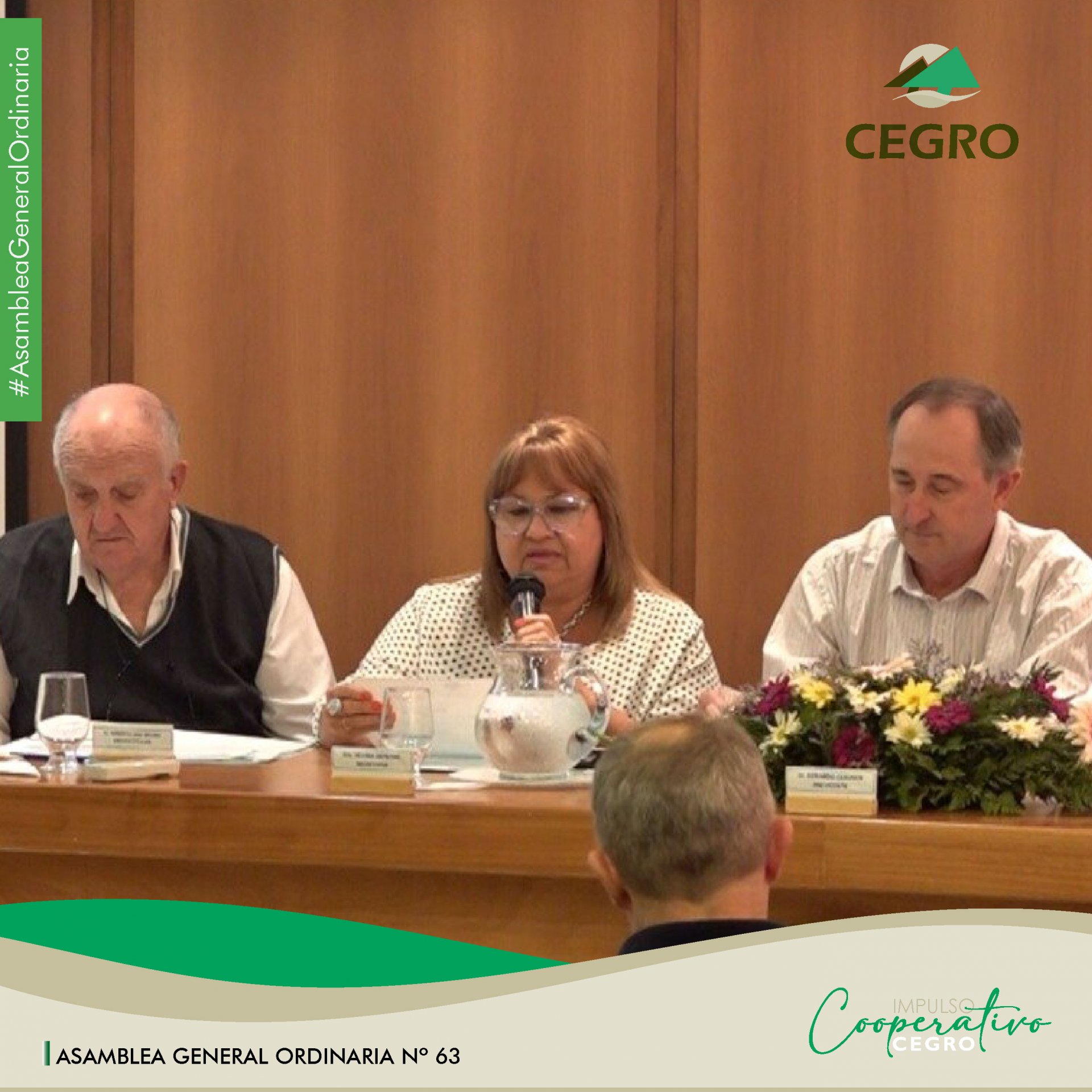 ASAMBLEA GENERAL ORDINARIA POR EJERCICIO ECONOMICO Nº63